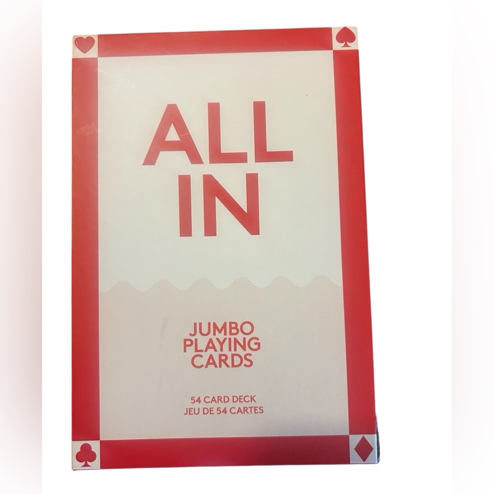 Anthropologie NEW Jumbo Playing Cards